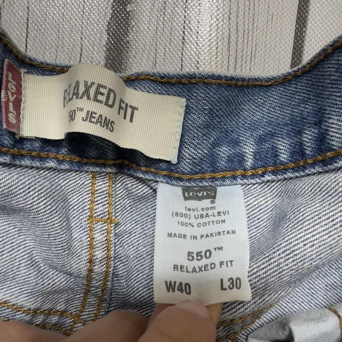 Levi's × Vintage Vintage Levi’s 550 jeans Size US 40 / EU 56 - 5 Thumbnail