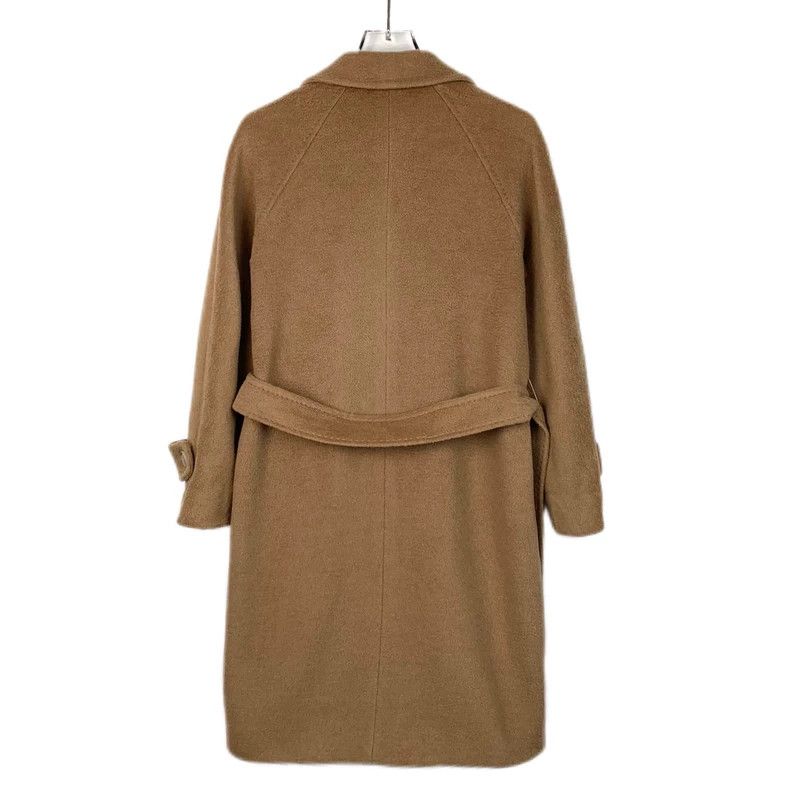 Max Mara Max Mara Brown Camel Belted Wool Coat Size XS / US 0-2 / IT 36-38 - 2 Thumbnail