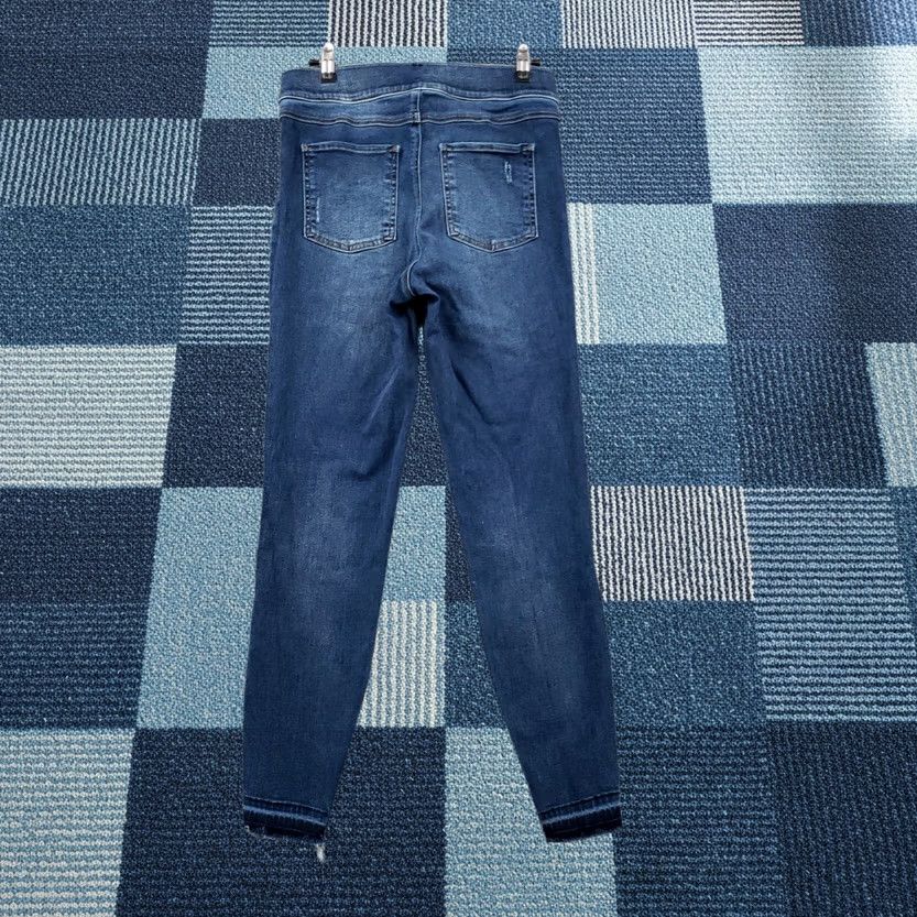 Spanx Spanx Jeans Women Medium Blue Mid Rise Stretch Jegging Dark Wash Denim Pull On Size 32" / US 10 / IT 46 - 1 Thumbnail