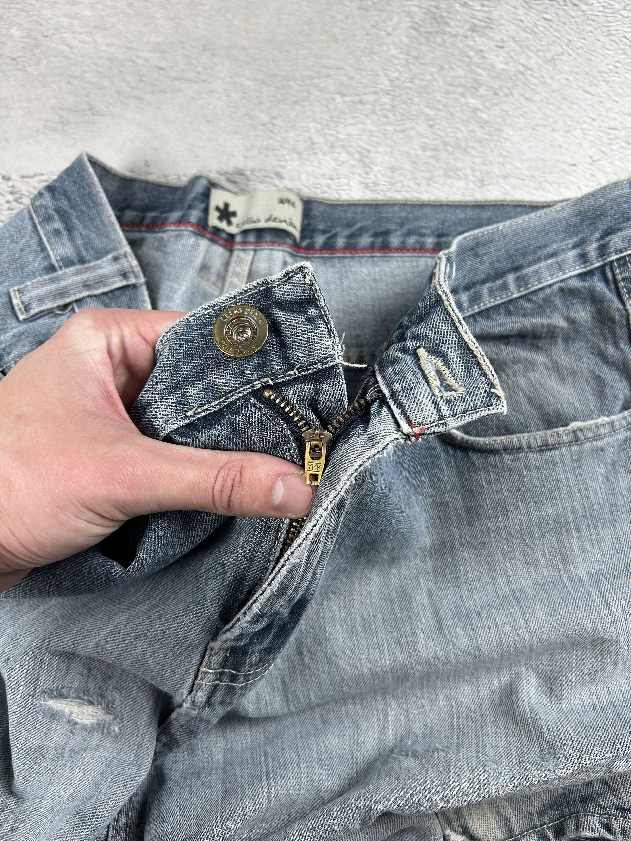 JNCO Vintage Cargo Denim Shorts Baggy Streetwear Big Logo SK8 Size US 36 / EU 52 - 6 Thumbnail