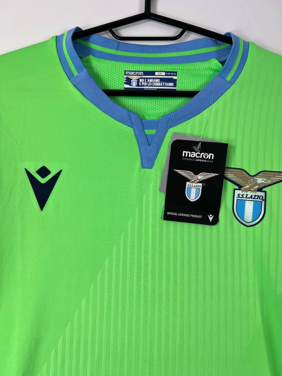 Macron SS Lazio 2021 Away Shirt Macron Official Licensed New Sz XXL Size US XXL / EU 58 / 5 - 4 Thumbnail