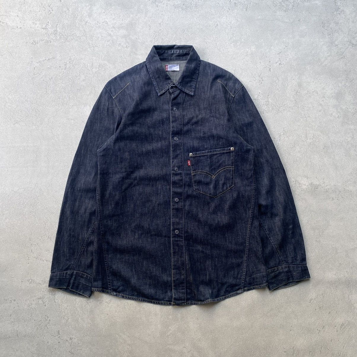 Levi's Vintage levis Engineered denim button up Size US L / EU 52-54 / 3 - 1 Thumbnail