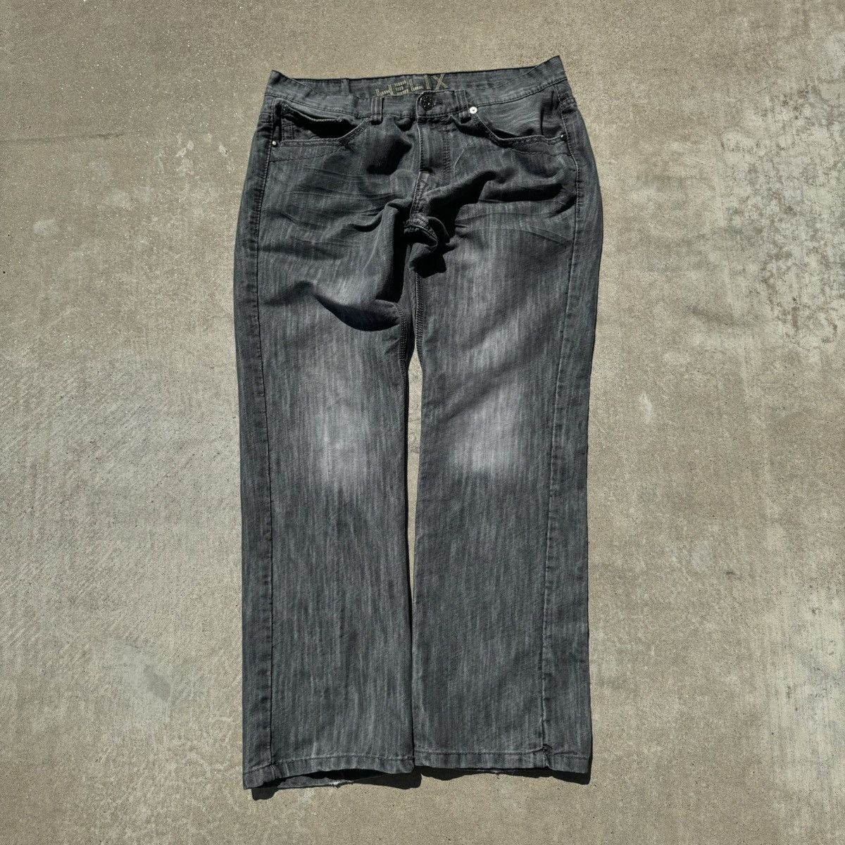 Helix × JNCO × Southpole Vintage 90s Vertical Denim Black Skater Helix Jeans 36 Size US 36 / EU 52 - 7 Thumbnail