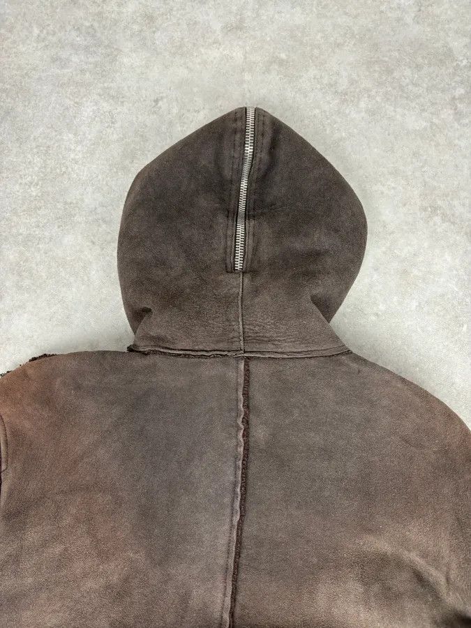 Dolce & Gabbana AW2004 Dolce & Gabbana Shearling Hooded Suede Bomber Jacket Size US L / EU 52-54 / 3 - 6 Thumbnail