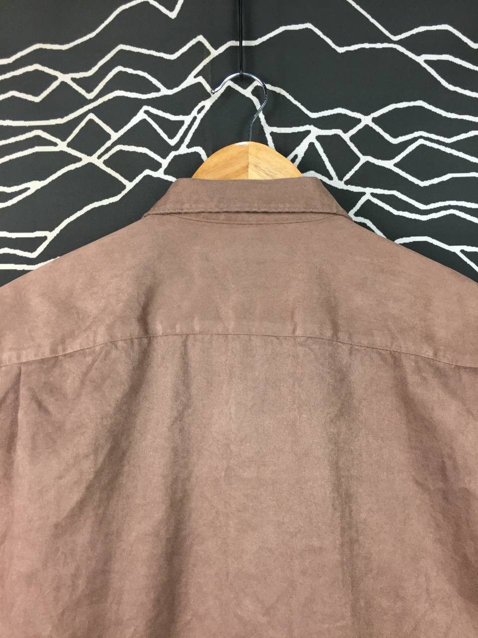 United Arrows United Arrows Green Label Komatsu Faux Suede Workwear Shirt Size US L / EU 52-54 / 3 - 5 Thumbnail