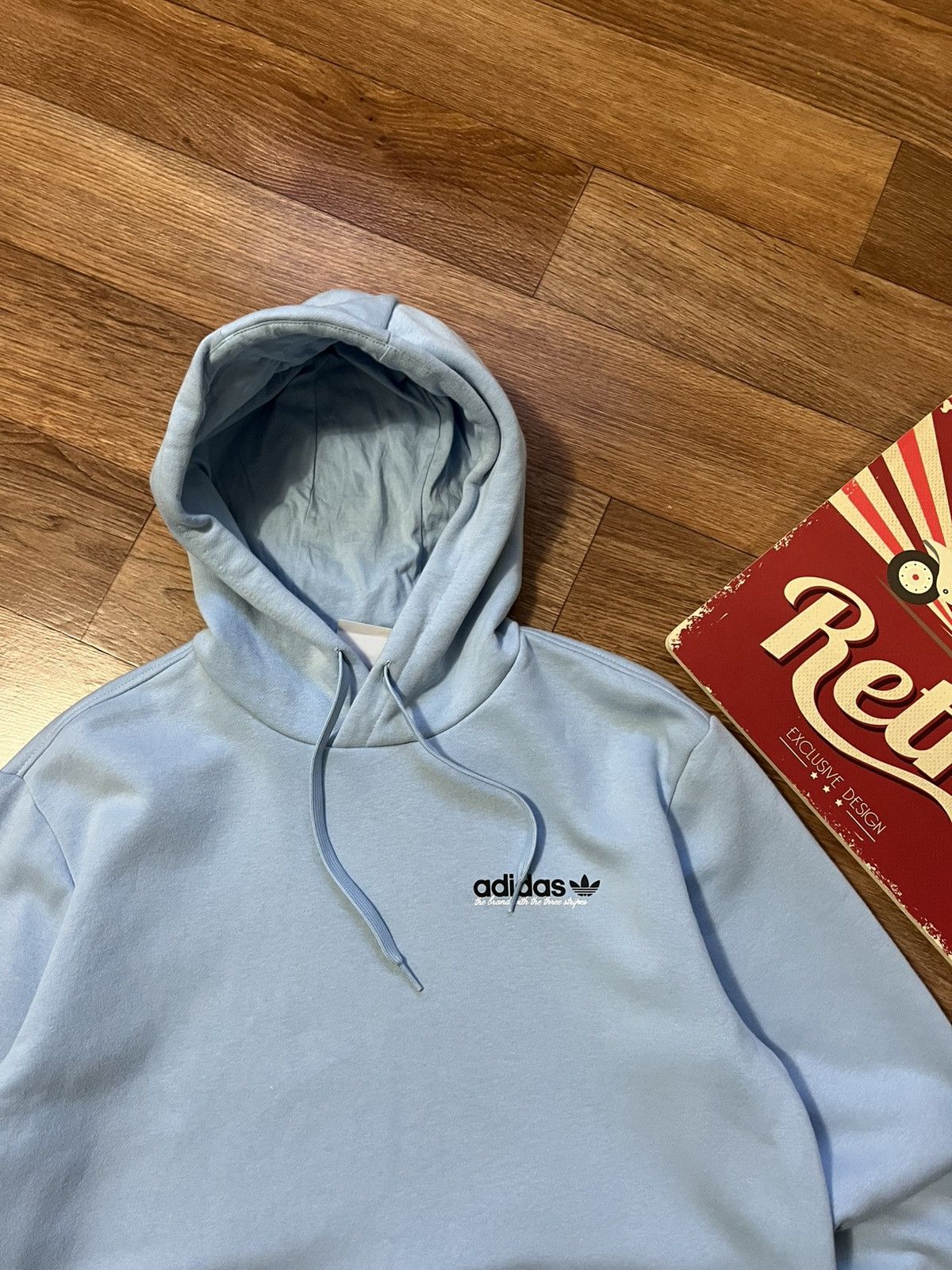 Adidas Adidas Originals Centre Logo Pullover Hoodie Size US M / EU 48-50 / 2 - 3 Thumbnail