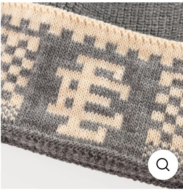 Eric Emanuel Eric Emanuel checkers beanie gray brand new Size ONE SIZE - 2 Thumbnail