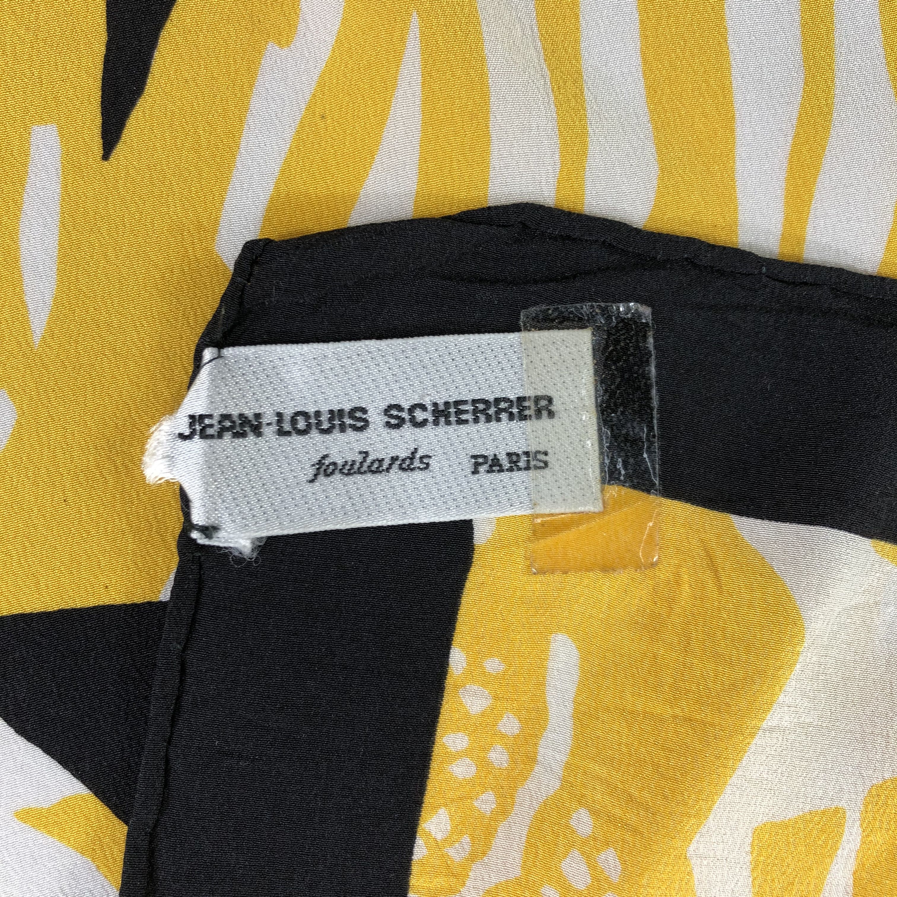 Jean-Louis Scherrer × Vintage Vintage Jean Louis Scherrer Silk Scarf Size ONE SIZE - 5 Thumbnail