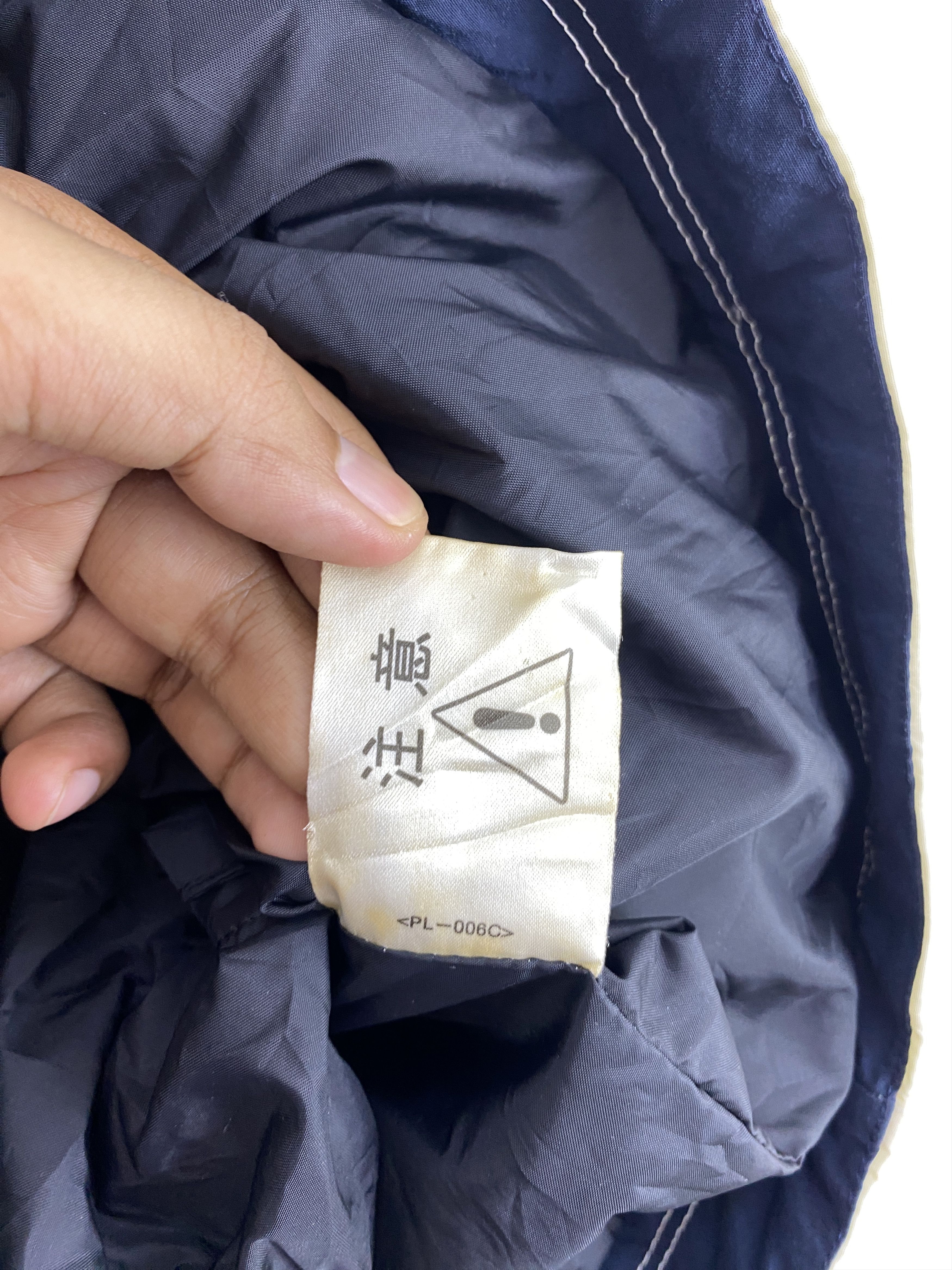 Salomon Salomon White and Navy Striped Hooded Parka JA0189 Size US M / EU 48-50 / 2 - 6 Thumbnail