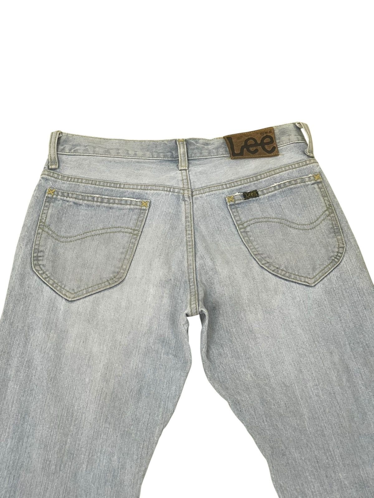 Japanese Brand Flare Jeans Lee Japan Distress Boot Cut 2🟦3 Size US 30 / EU 46 - 19 Thumbnail