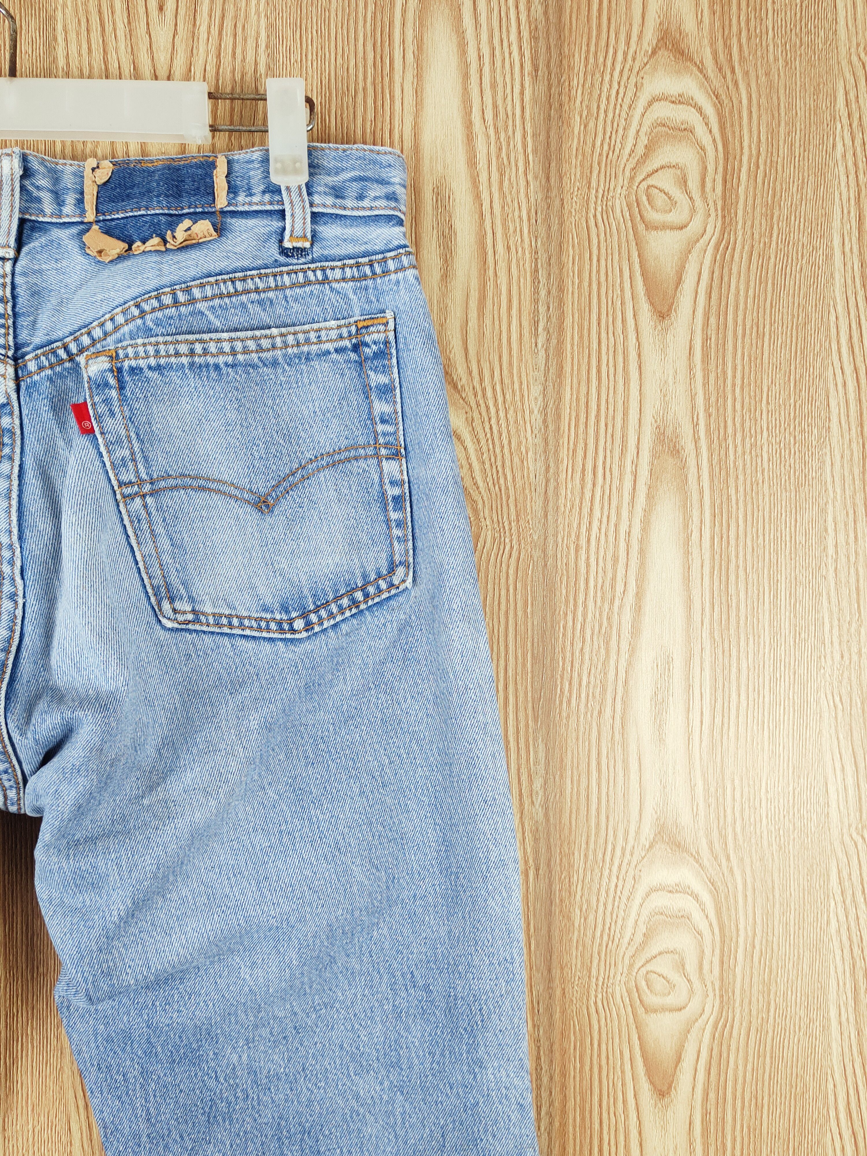 Levi's D Levi's R Vintage Blue Distressed Ripped Jeans #S2701 Size US 32 / EU 48 - 12 Thumbnail