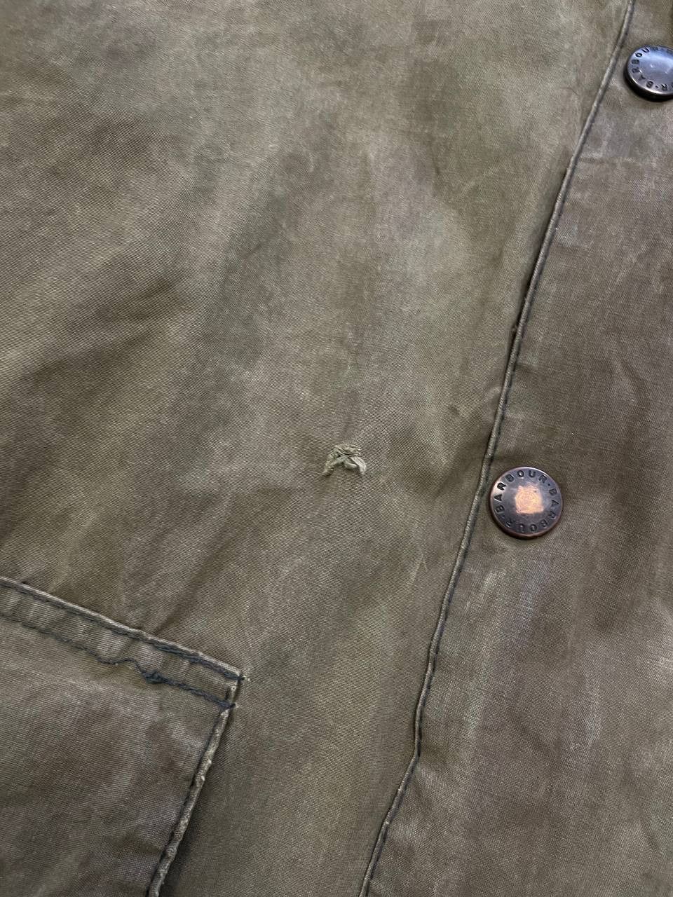 Barbour Vintage Barbour Border Waxed Cotton Jacket Made In England Size US L / EU 52-54 / 3 - 8 Thumbnail
