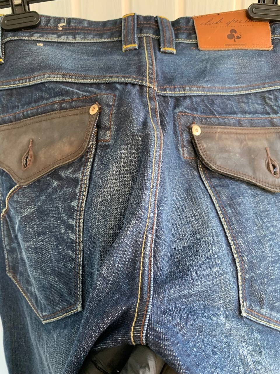 Japanese Brand × Vintage One True Saxon Cotton Pockets Tapered Denim Selvedge Jeans Size US 30 / EU 46 - 17 Thumbnail