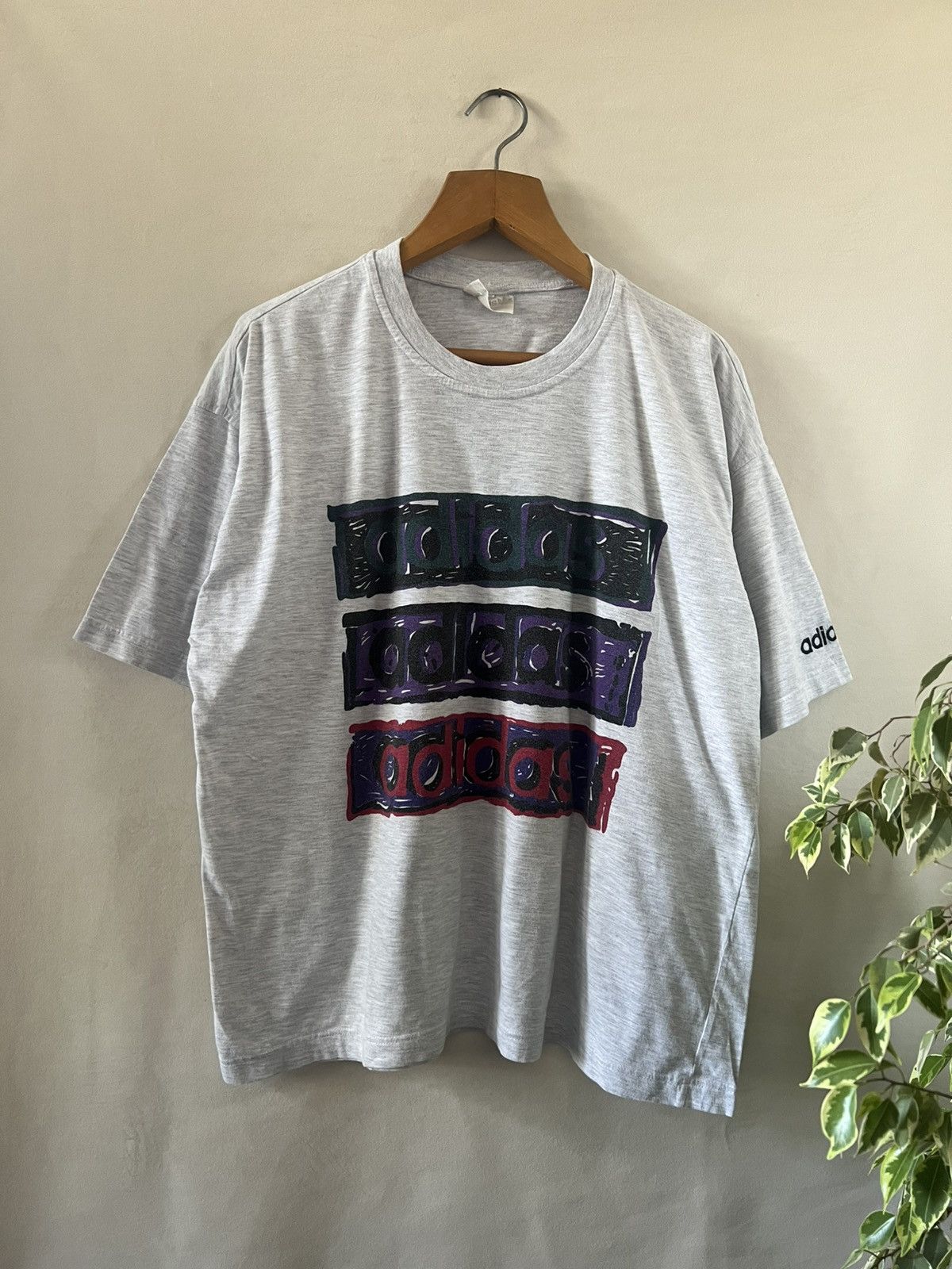 Adidas Tshirt Adidas Vintage 90’s Size US XL / EU 56 / 4 - 1 Thumbnail