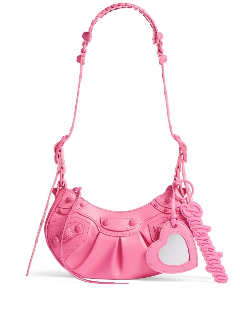 Balenciaga O1W1Db10525 Size: Os / Le Cagole Xs Shoulder Bag With Charm in Pink, Women's