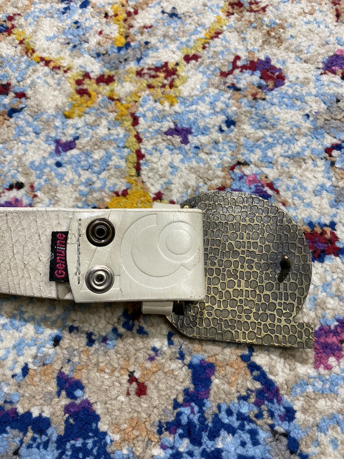 Volcom 2006 VOLCOM V LINE SCIENCE SNOW GENUINE LEATHER BELTS Size 46 - 4 Thumbnail