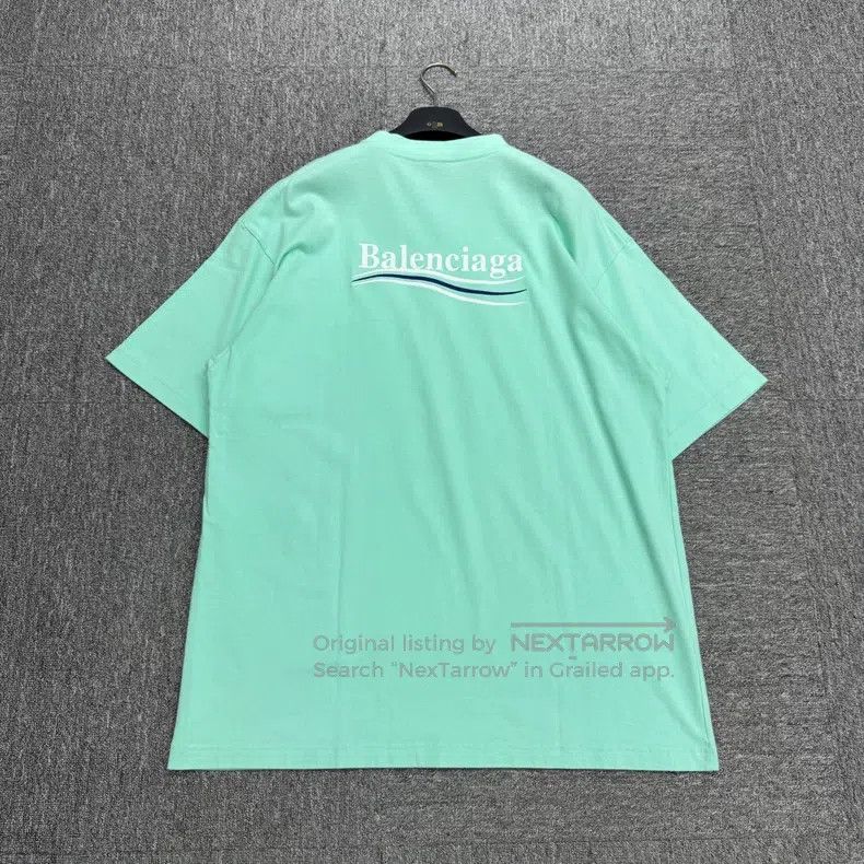 Balenciaga Balenciaga Green Coca-Cola Embroidered Short Sleeve Size US M / EU 48-50 / 2 - 5 Thumbnail