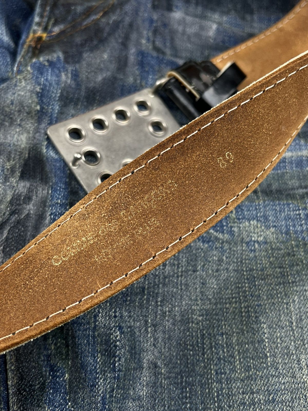 Comme des Garcons Comme des Garcons Homme Plus Silver Plate Buckle Belt Size ONE SIZE - 7 Thumbnail