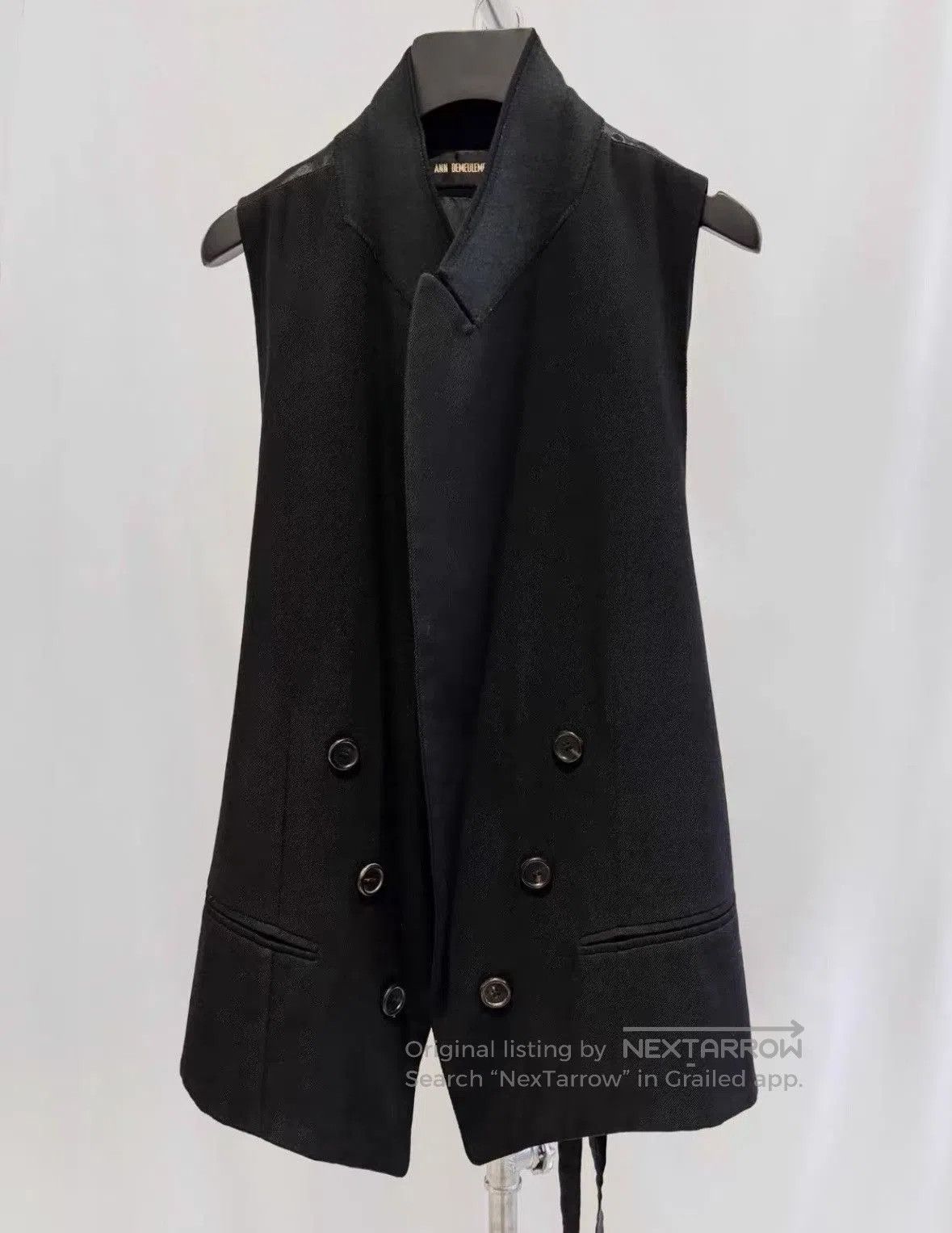 Ann Demeulemeester Ann demeulemeester black vest wxx. Size S / US 4 / IT 40 - 1 Thumbnail