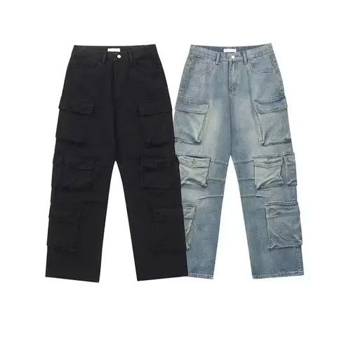 Designer × Japanese Brand × Vintage faded utility hiphop baggy cargo pants Size US 32 / EU 48 - 3 Thumbnail