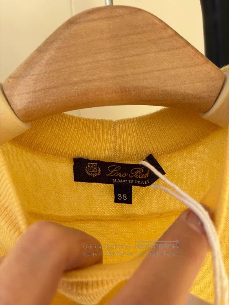 Loro Piana Loro Piana 100% Cashmere Goat Hair Short Sleeve Knit Top i Size XS / US 0-2 / IT 36-38 - 5 Thumbnail