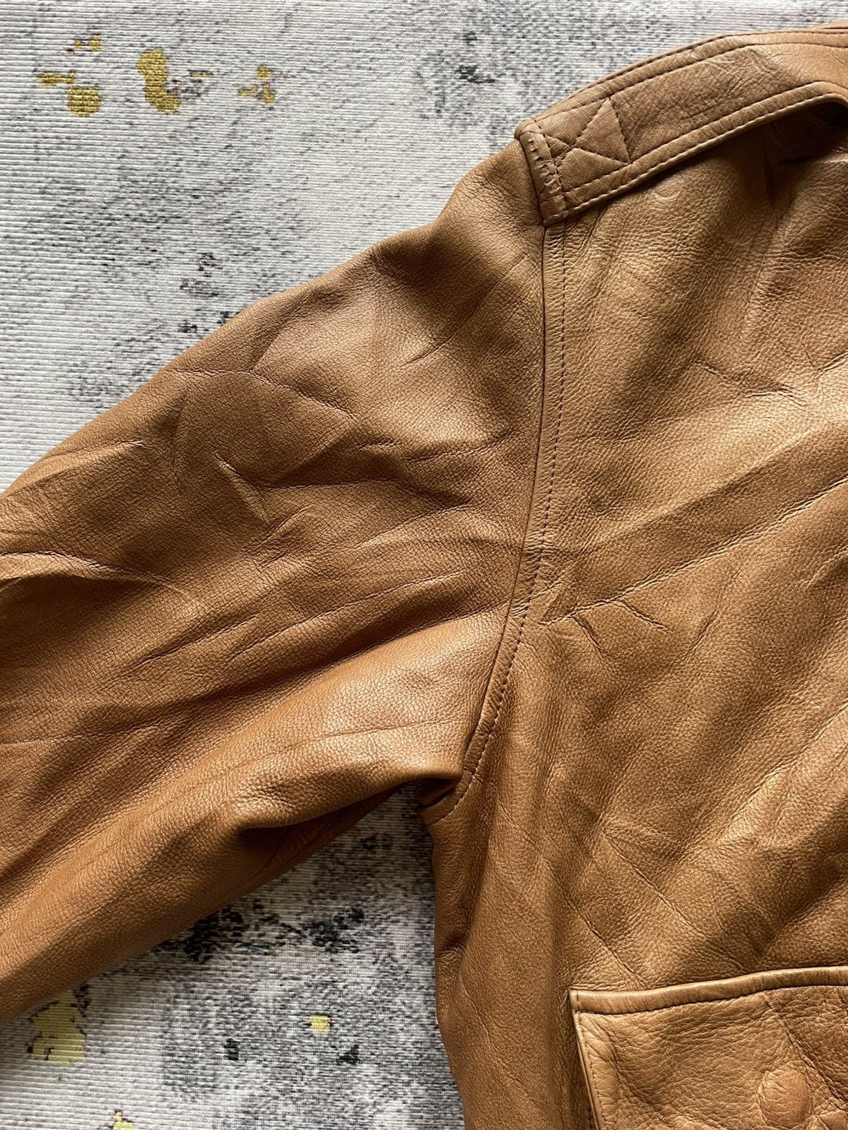 Polo Ralph Lauren Polo Ralph Lauren Deerskin Leather Bomber Jacket Aviator Size US M / EU 48-50 / 2 - 6 Thumbnail