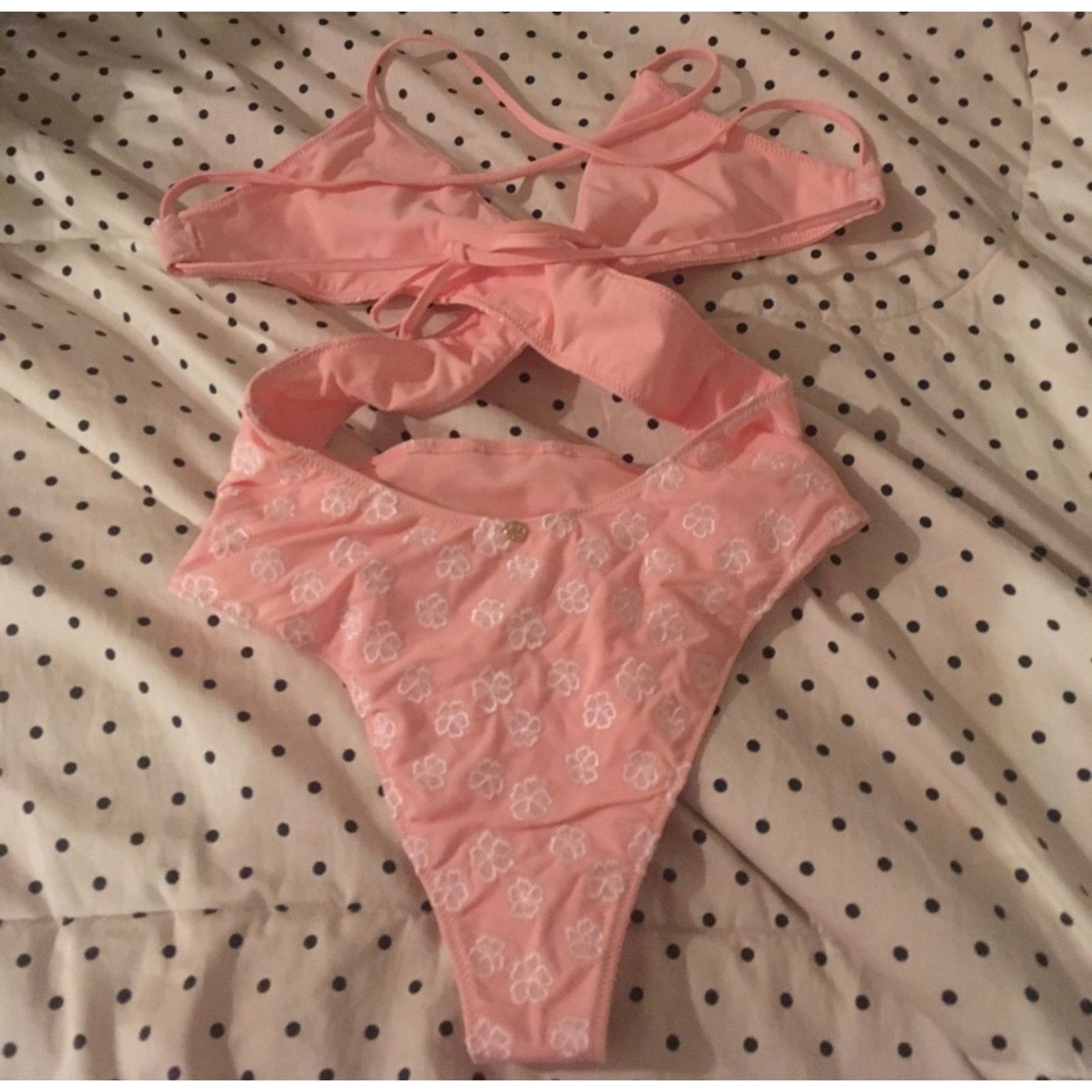 For Love & Lemons For Love & Lemons Jardine Swimsuit Embroidered Floral $168 S Size S / US 4 / IT 40 - 8 Thumbnail