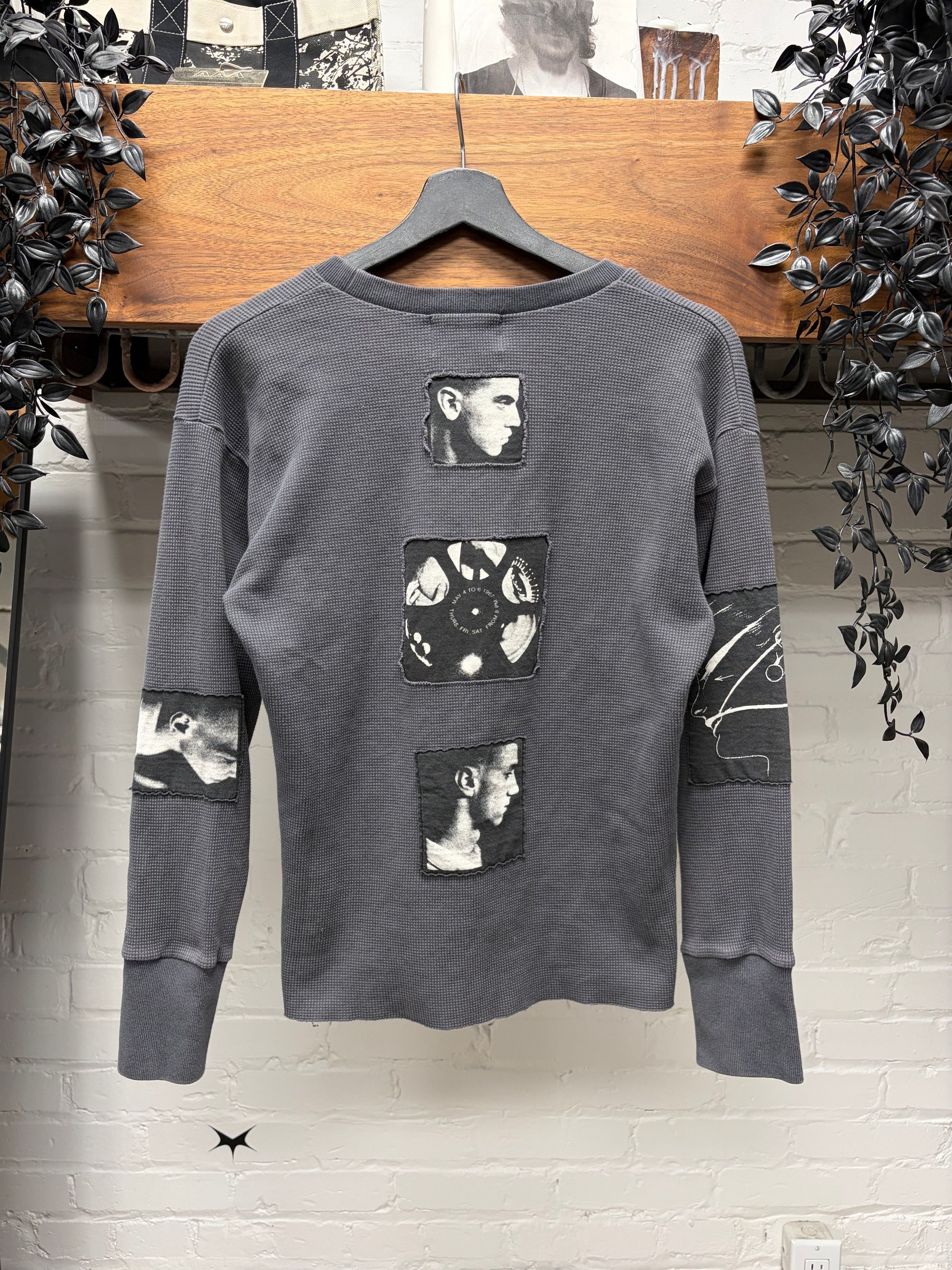 Enfants Riches Deprimes Enfants Riches Deprimes ‘Assemblage’ Patchwork Thermal Long Sleeve Shirt Size US S / EU 44-46 / 1 - 1 Thumbnail