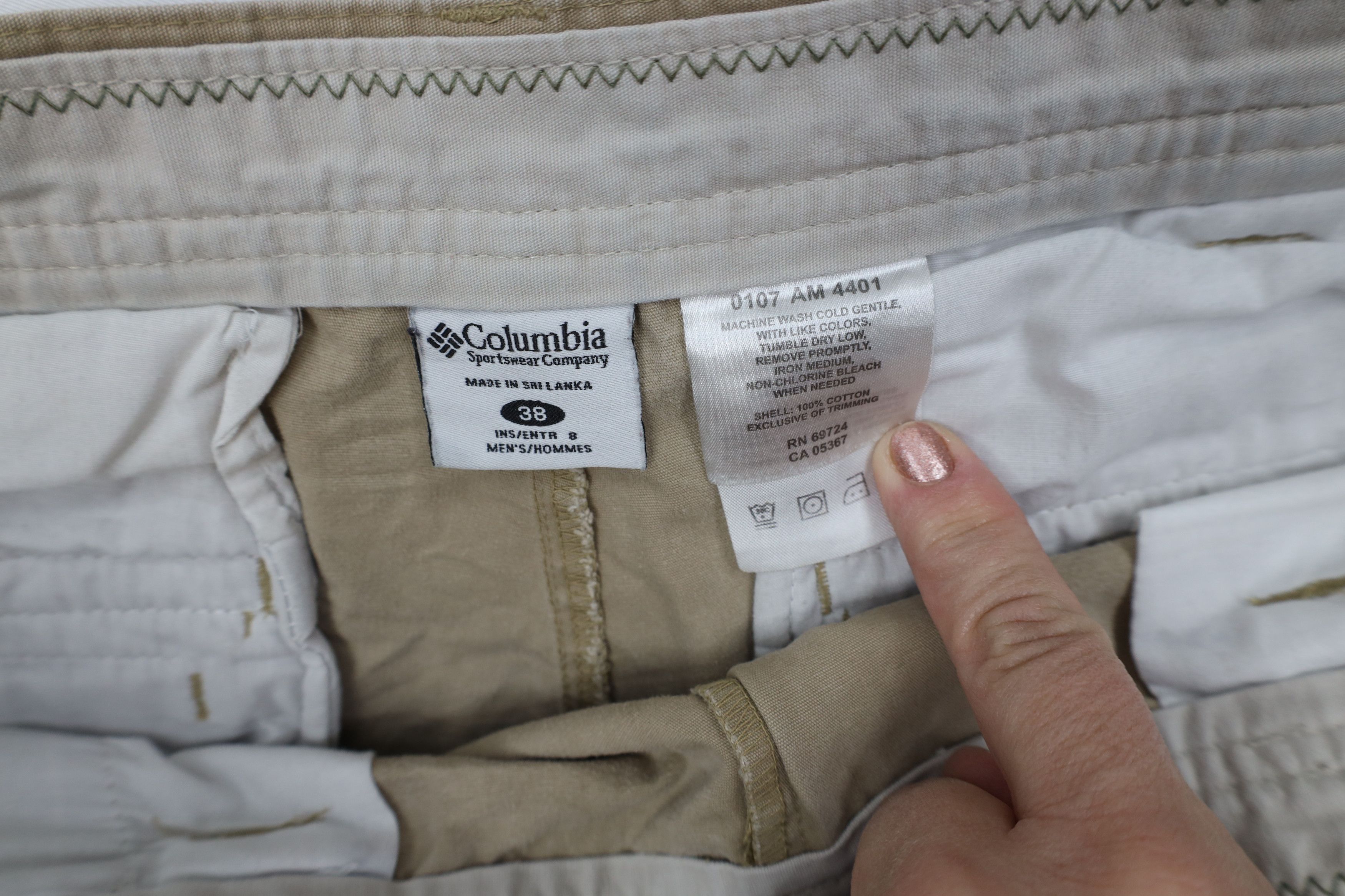 Columbia Vintage Columbia Spell Heavyweight Trekking Shorts Beige Tan Size US 38 / EU 54 - 7 Thumbnail