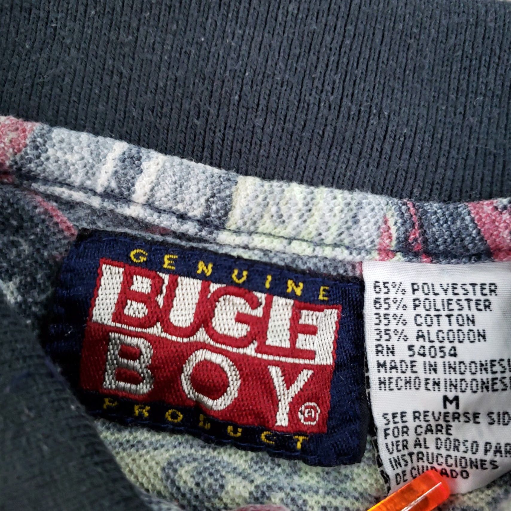 Bugle Boy Vintage Bugle Boy Shirt Mens Medium Aztec Polo Southwest Geometric Pattern 90s Size US M / EU 48-50 / 2 - 6 Thumbnail