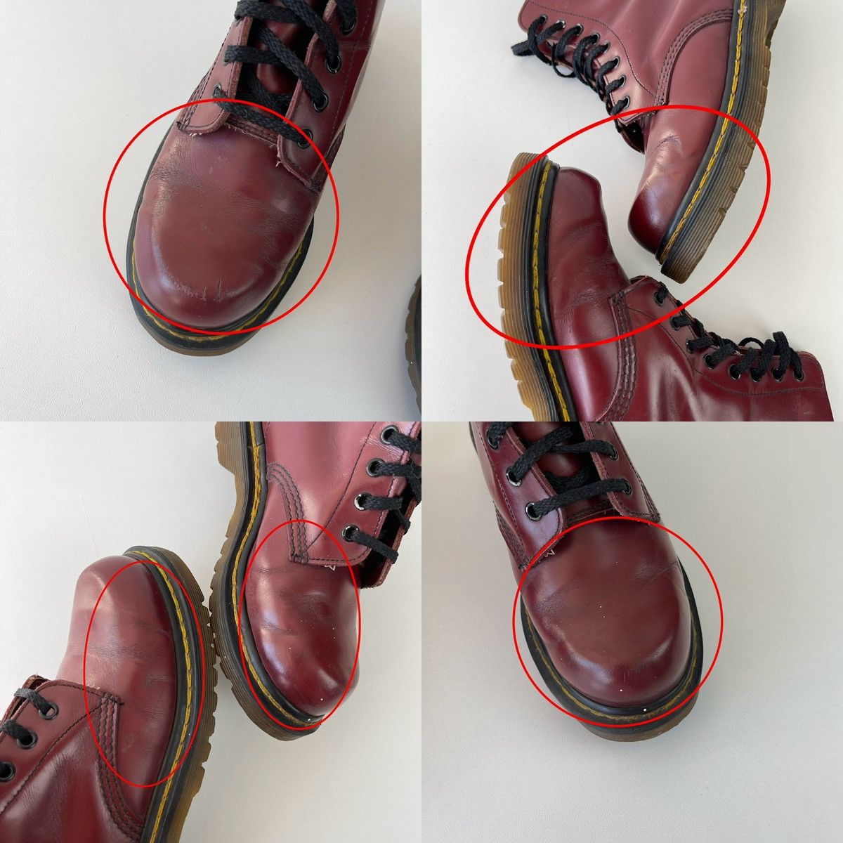 Dr. Martens Dr.Martens 1460 80’s Vintage Boots Cherry Red Made England Size US 6.5 / IT 36.5 - 15 Thumbnail