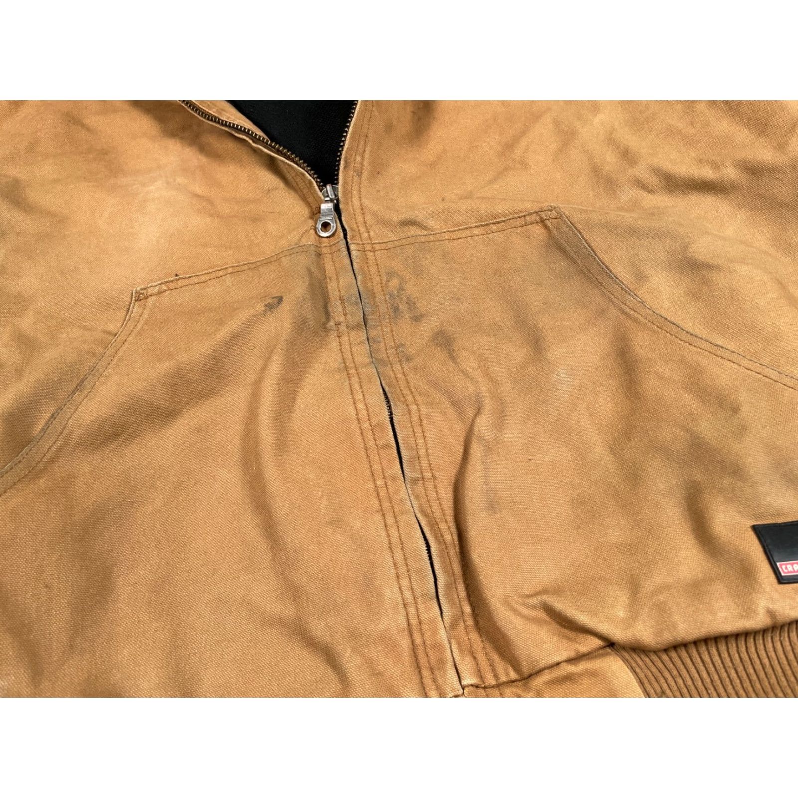 Thrasher Craftsman Jacket Adult 2XL Brown Duck Canvas Hooded Lined Workwear Thrashed Size US XXL / EU 58 / 5 - 5 Thumbnail