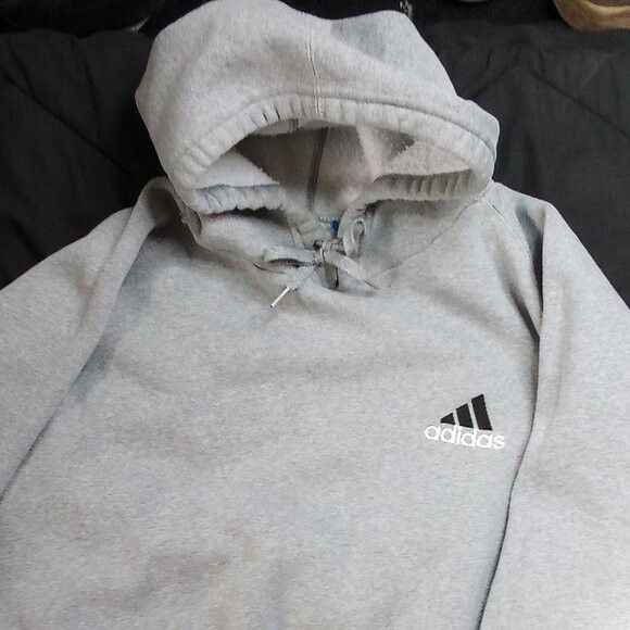 Adidas × Vintage Vintage 90s Adidas Pullover Hoodie Sweatshirt Size US XL / EU 56 / 4 - 1 Thumbnail