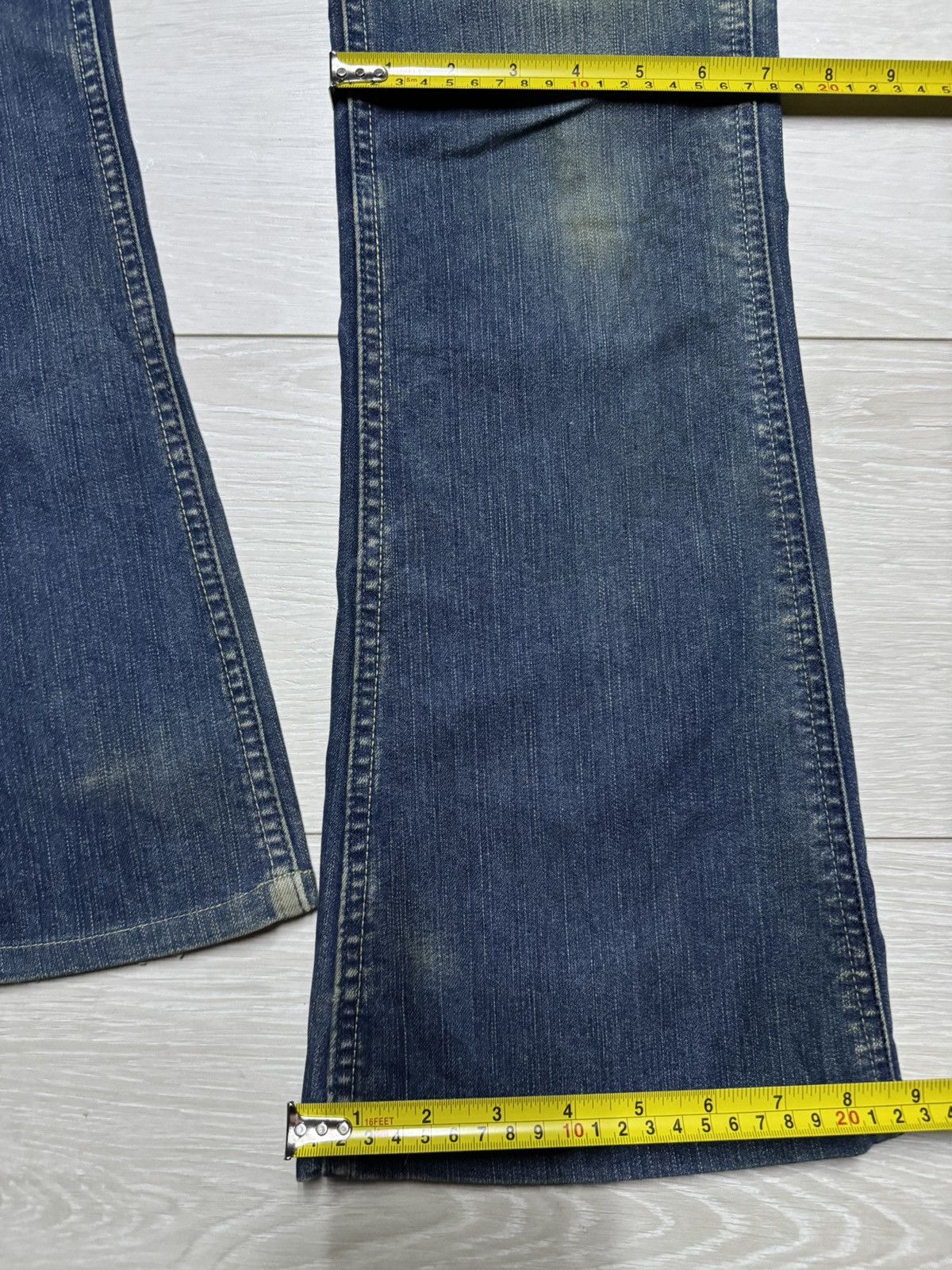 Japanese Brand Something Edwin Vienus Flare Bootcut Woman Jeans Size US 28 / EU 44 - 12 Thumbnail