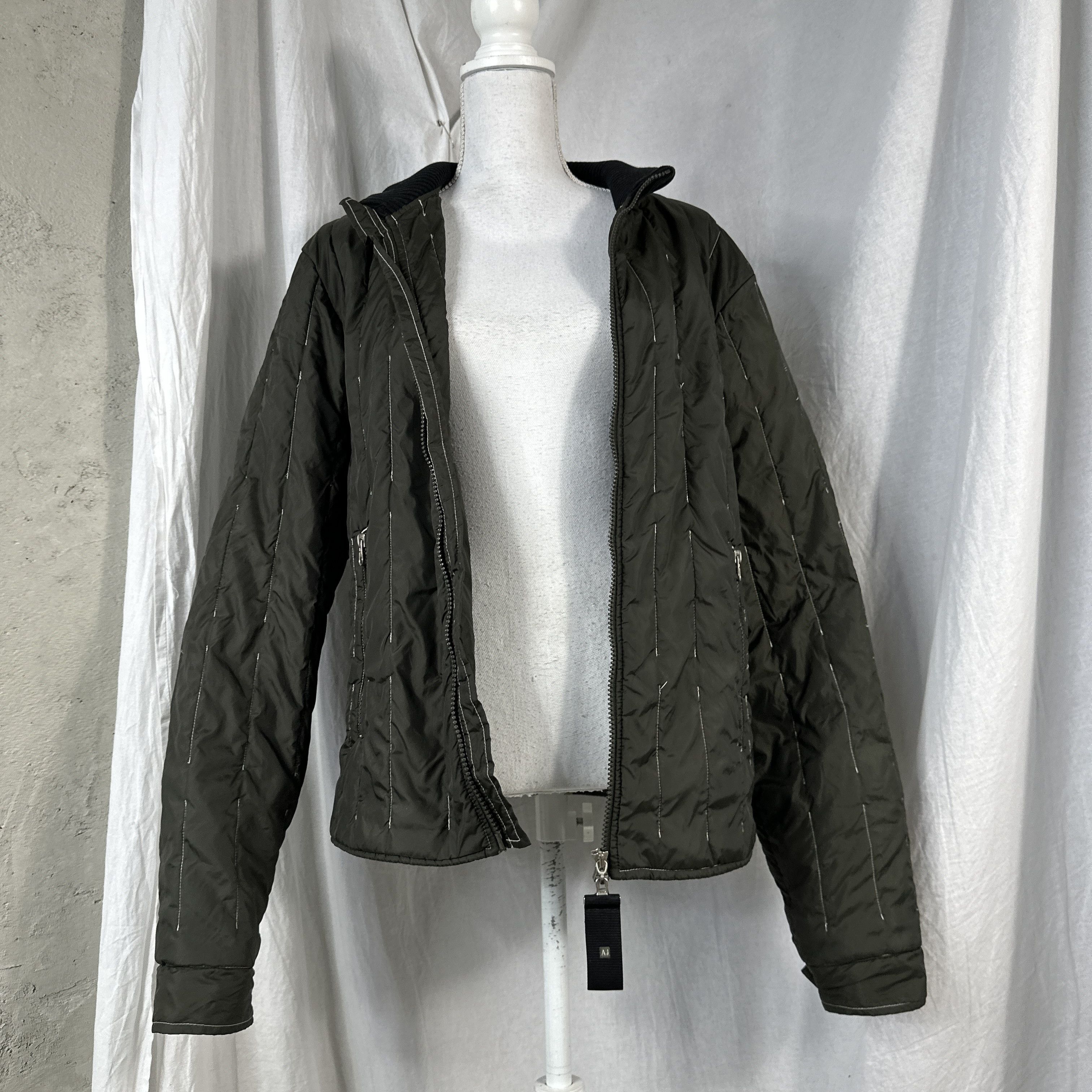 Armani × Vintage Vintage Casual Streetwear Armani Double Zip Jacket 00s Size US M / EU 48-50 / 2 - 4 Thumbnail