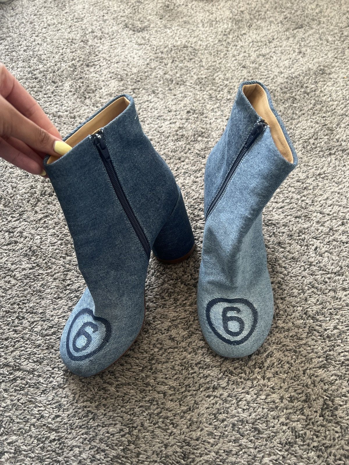 MM6 MM6 Denim Boots Size US 11 / IT 41 - 1 Thumbnail