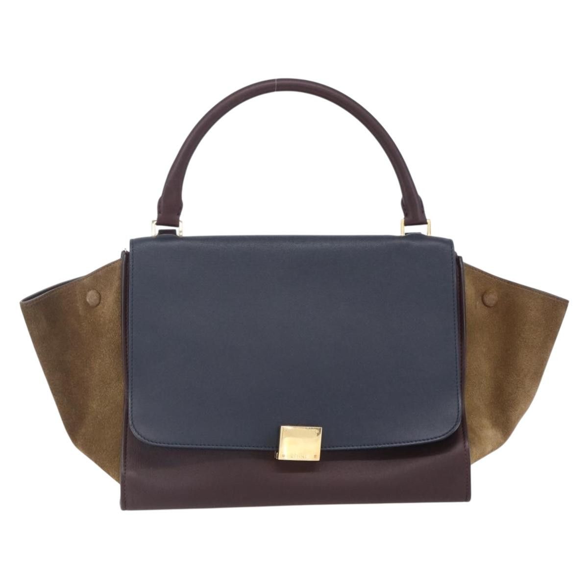 Celine Celine Tricolor Trapeze Bag Leather Size ONE SIZE - 1 Thumbnail