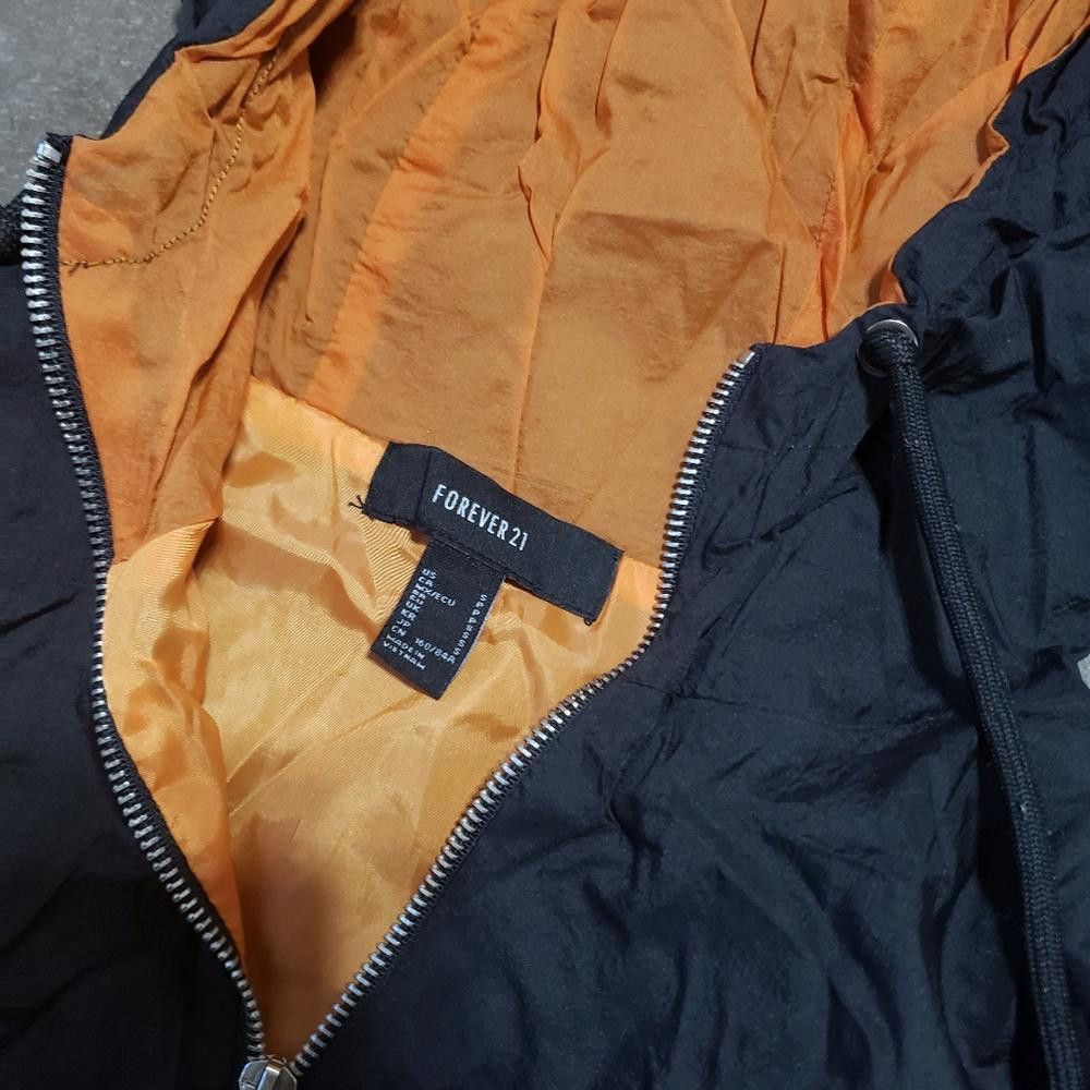 Forever 21 Multicolored Colorblock F21 Windbreaker Hoodie Size S / US 4 / IT 40 - 3 Thumbnail