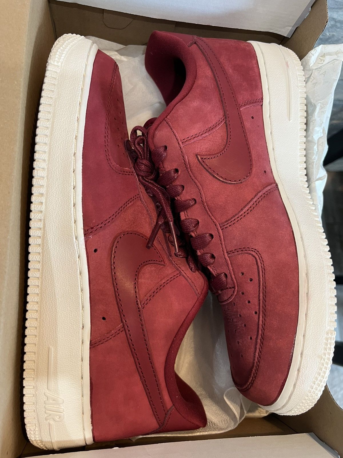Nike Nike Air Force 1 Premium Team Red DR9503-600 Size 9.5m 11w Size US 9.5 / EU 42-43 - 9 Thumbnail