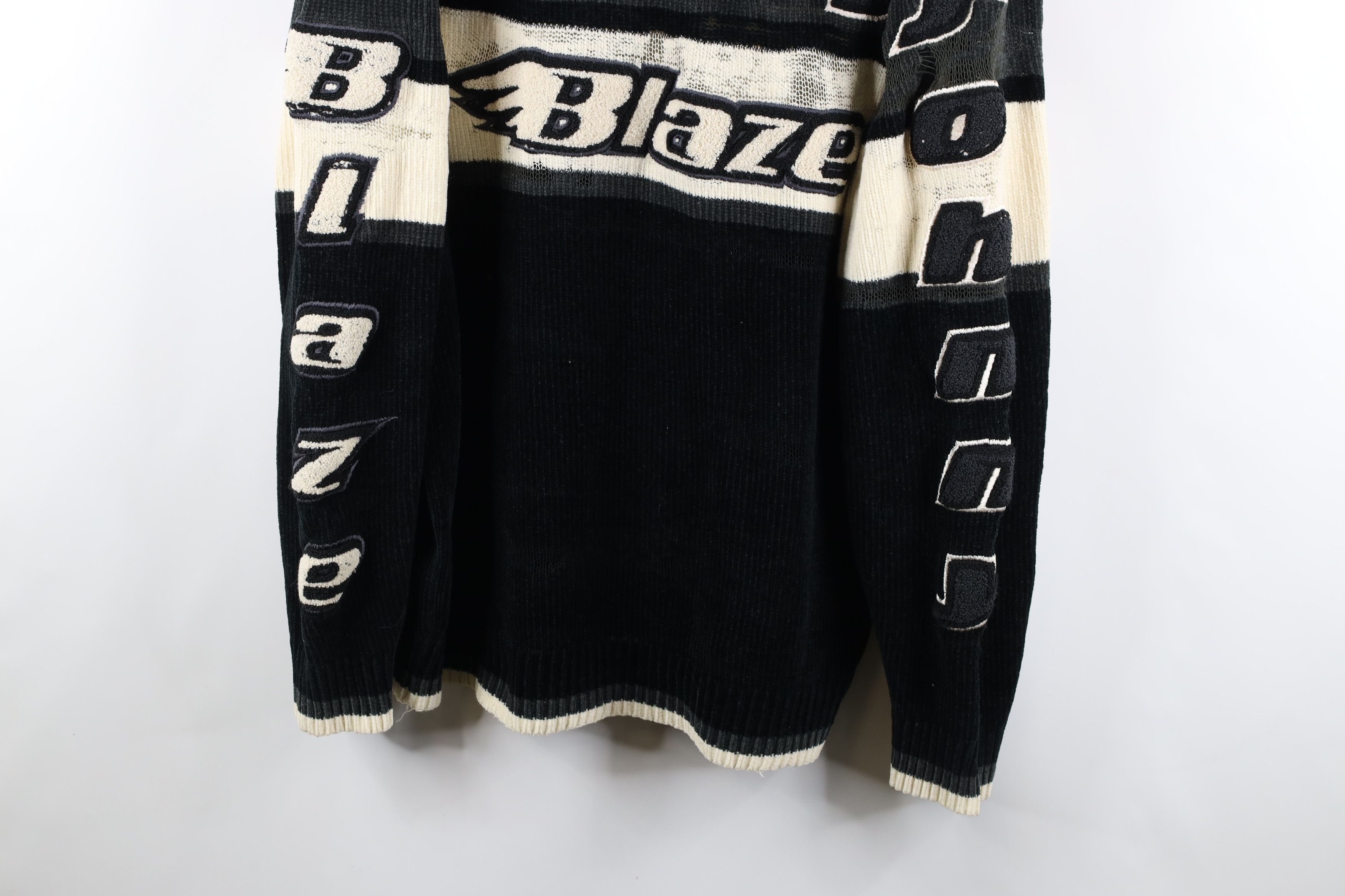 Vintage Vintage 90s Johnny Blaze Man Wu Tang Clan Knit Sweater Size US XL / EU 56 / 4 - 3 Thumbnail