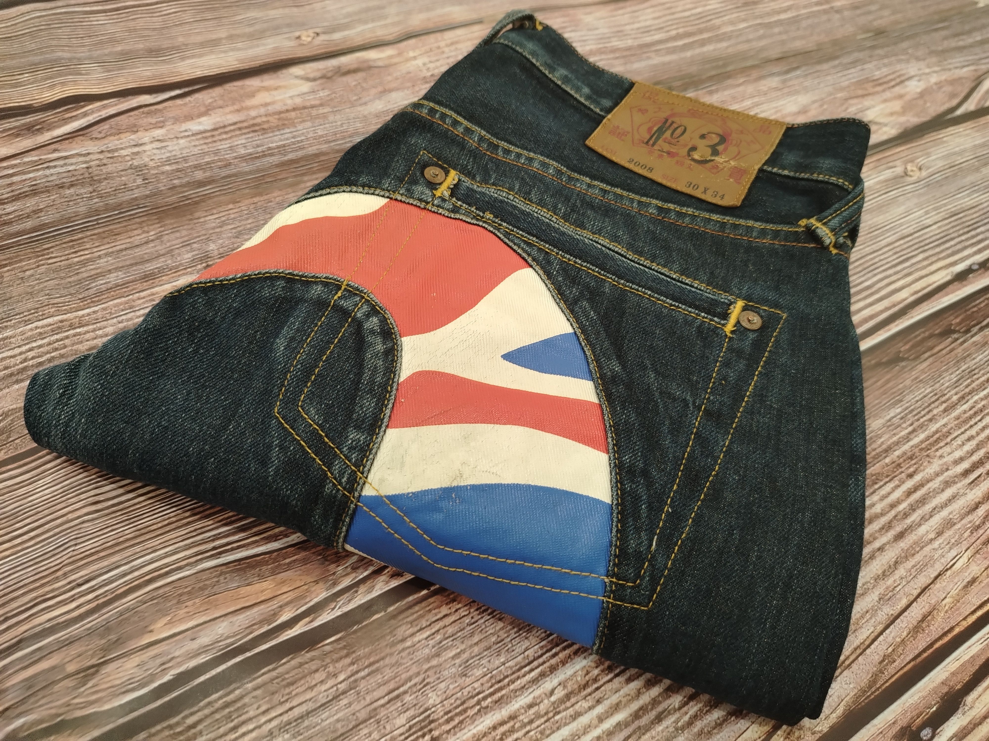 Evisu EVISU Jeans Vintage GB Flag Daicock Size US 30 / EU 46 - 25 Thumbnail
