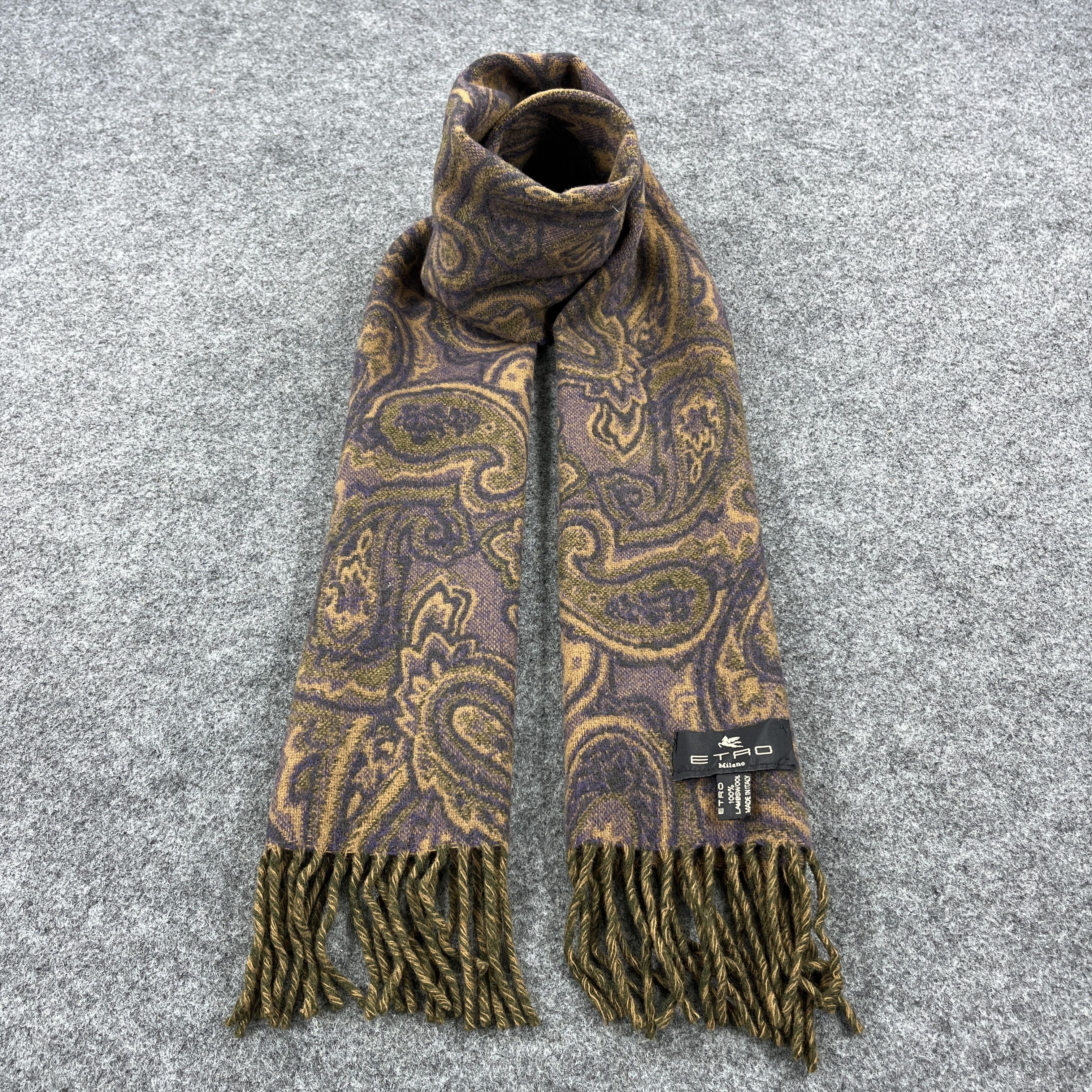 Etro Etro Paisley Scarf / Muffler / Neckwear T1499 Size ONE SIZE - 1 Thumbnail