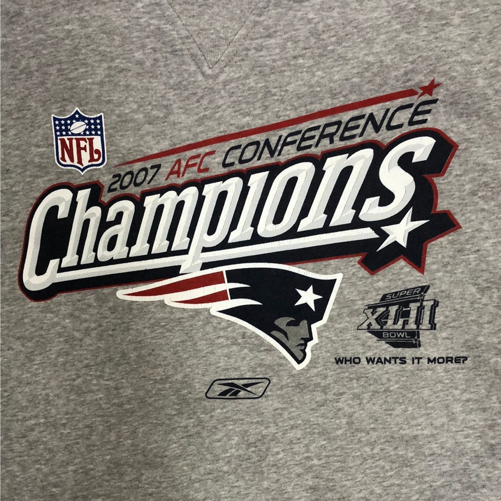 Reebok 2007 Reebok NFL New England Patriots AFC Champions XL Size US XL / EU 56 / 4 - 3 Thumbnail