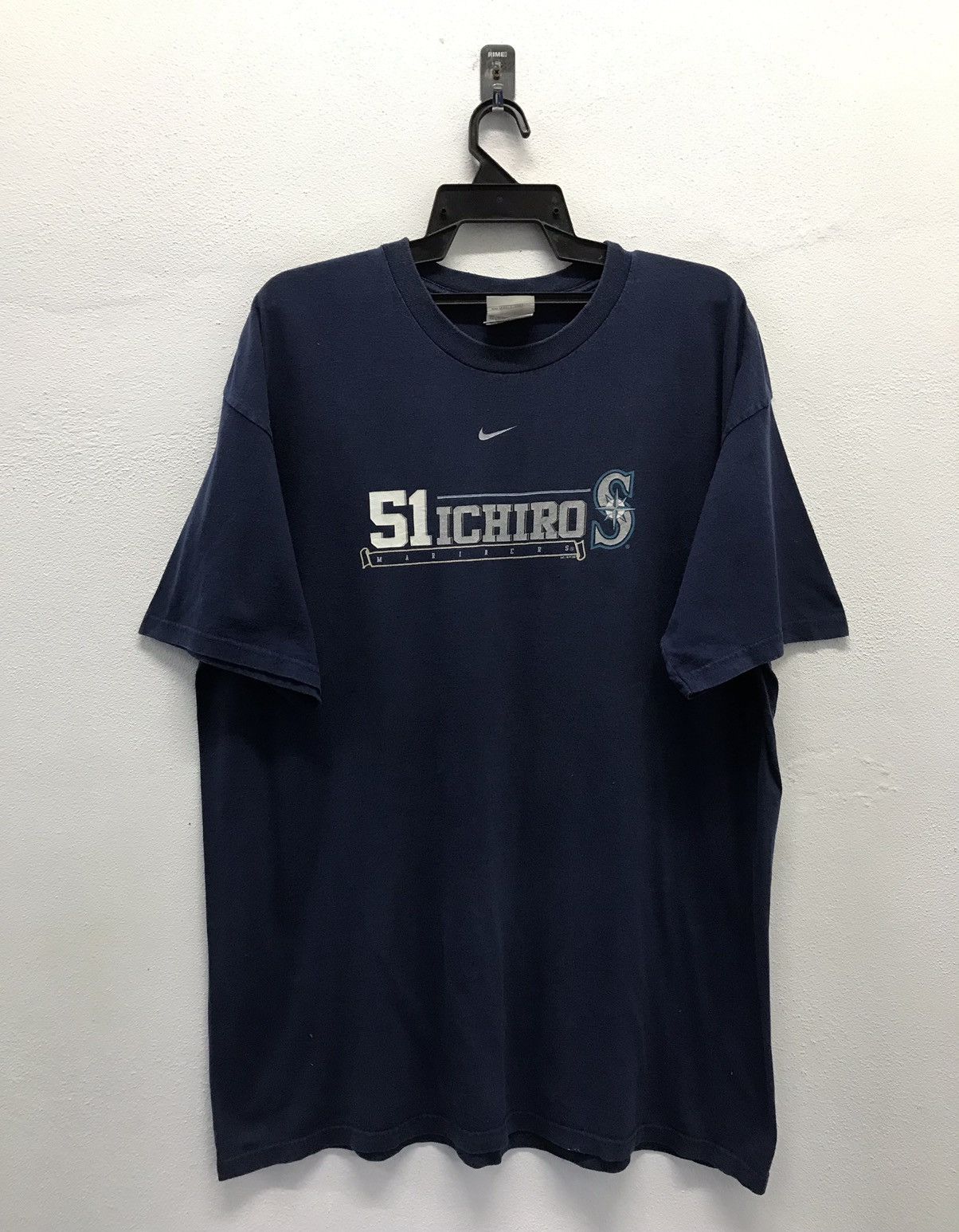 Nike × Vintage Vintage Nike Team 51 Ichiro Mariners Shirt Size US XL / EU 56 / 4 - 1 Thumbnail