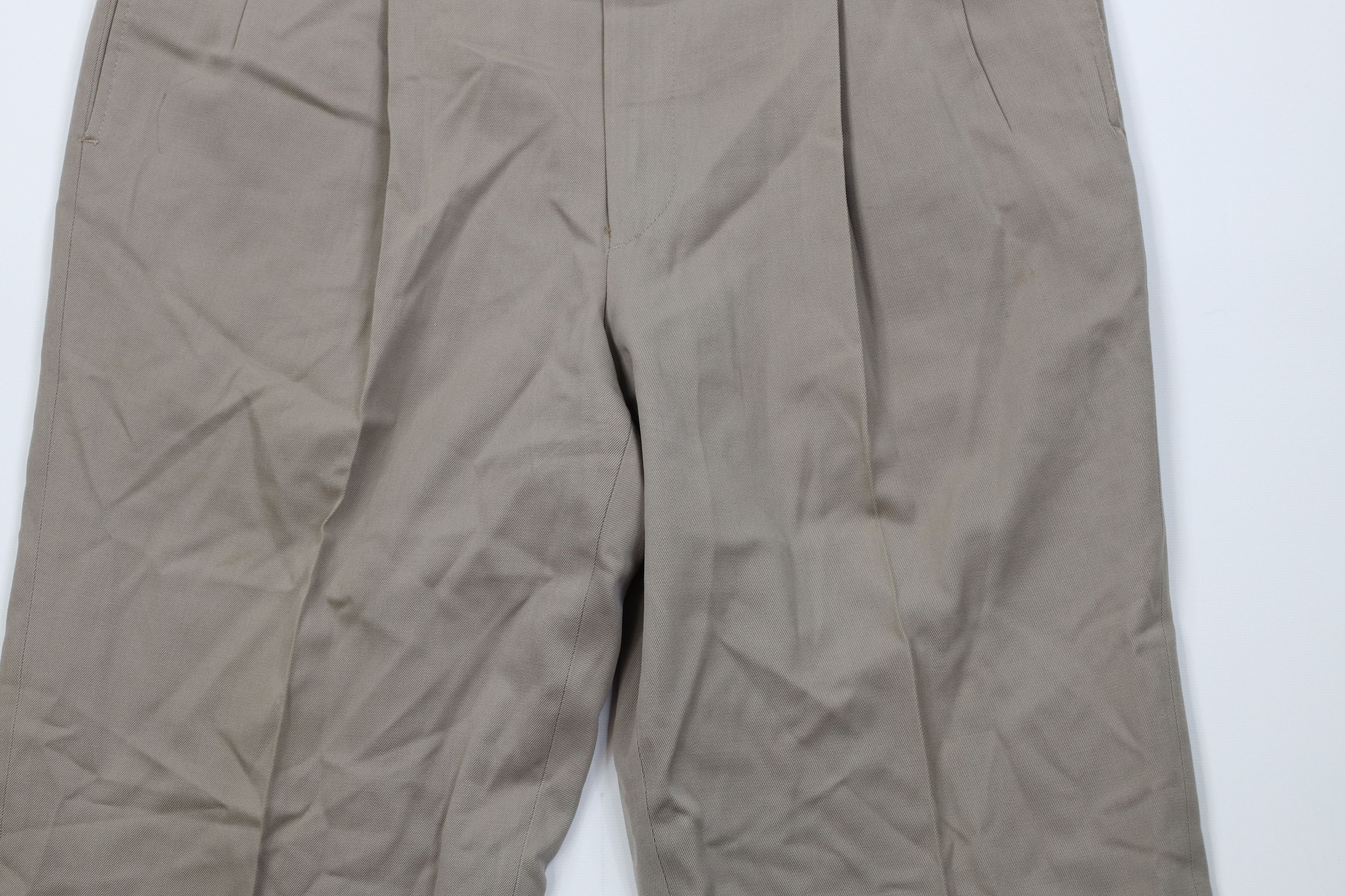 Vintage Vintage 70s Streetwear Rayon Gabardine Wide Leg Chino Pants Size US 34 / EU 50 - 3 Thumbnail