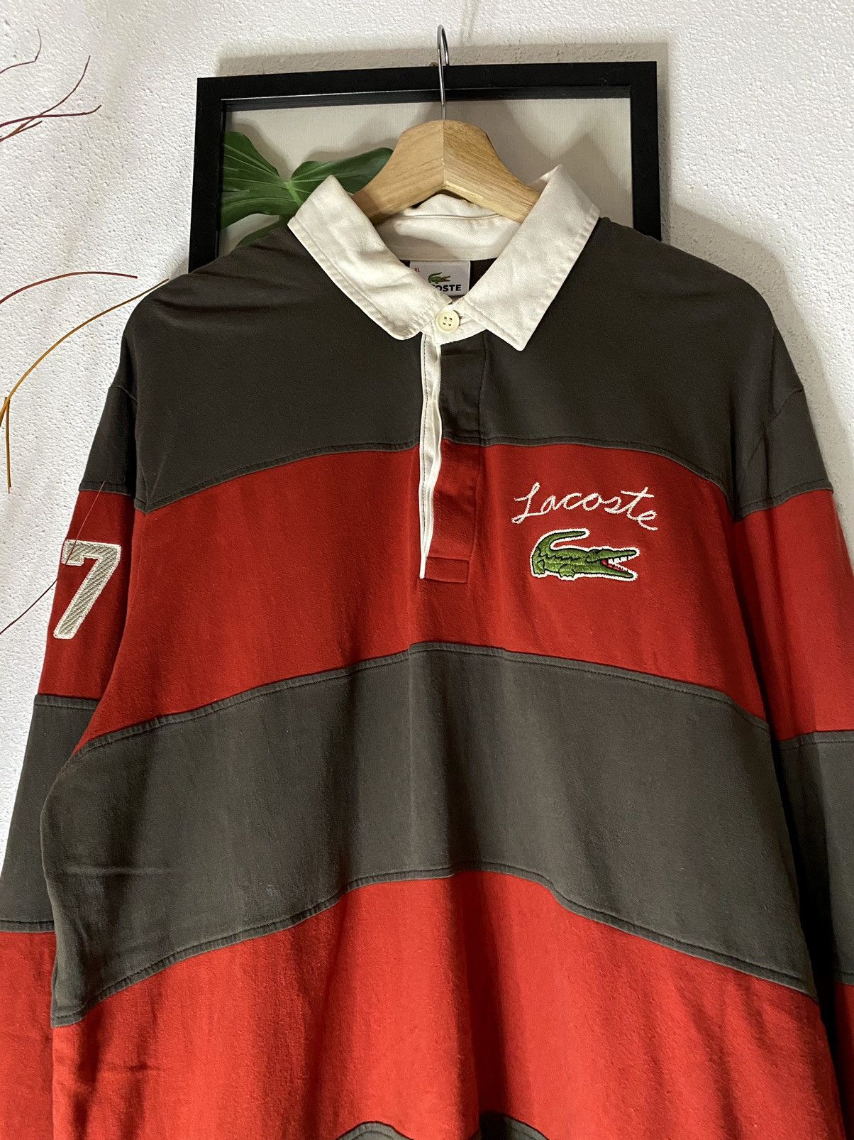 Designer Vintage Lacoste Stripe 27 Size US L / EU 52-54 / 3 - 5 Thumbnail