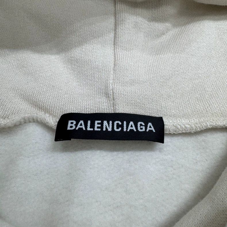 Balenciaga Balenciaga Letter printed hooded sweater Size US XL / EU 56 / 4 - 2 Thumbnail