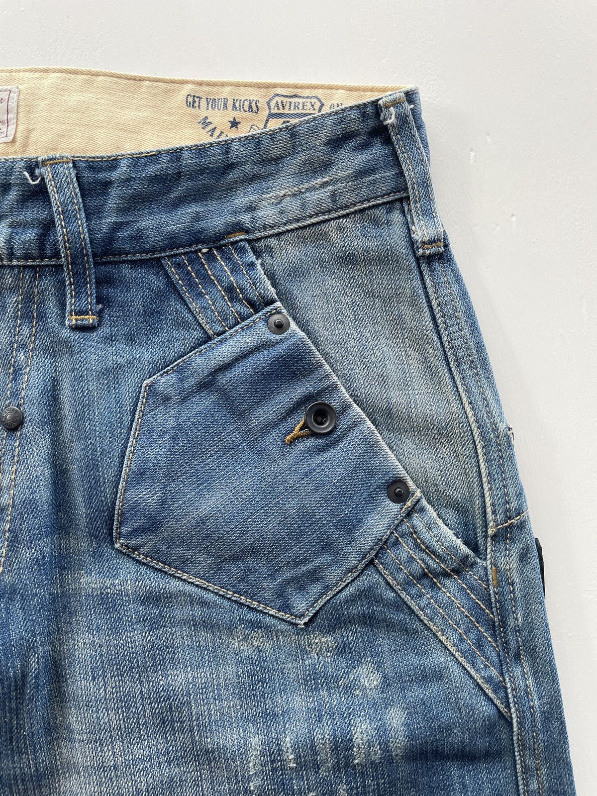 Avirex Avirex Armed Forces Jeans (LG27) Size US 32 / EU 48 - 5 Thumbnail