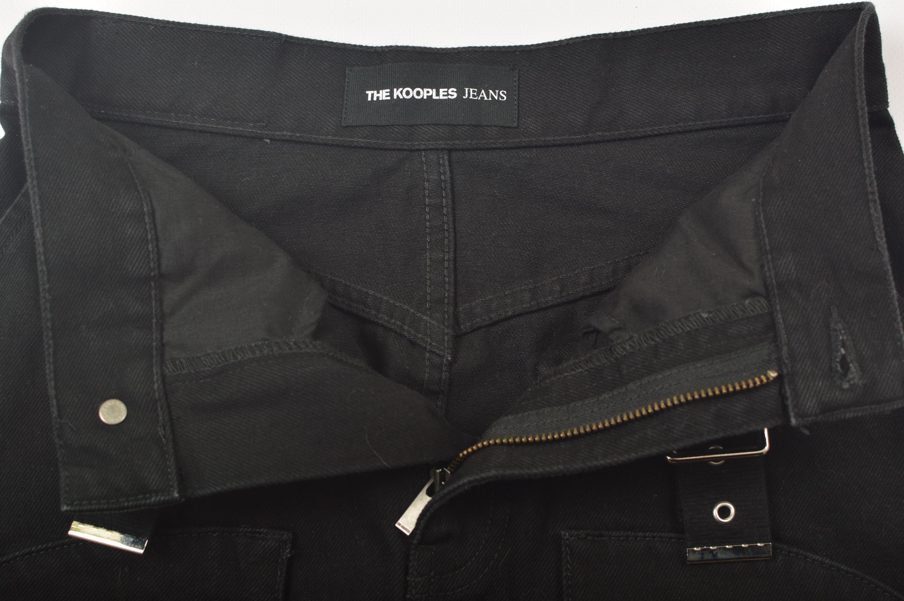 The Kooples The Kooples Jeans FJUP19040J Black Denim Skirt Size 26" / US 2 / IT 38 - 3 Thumbnail