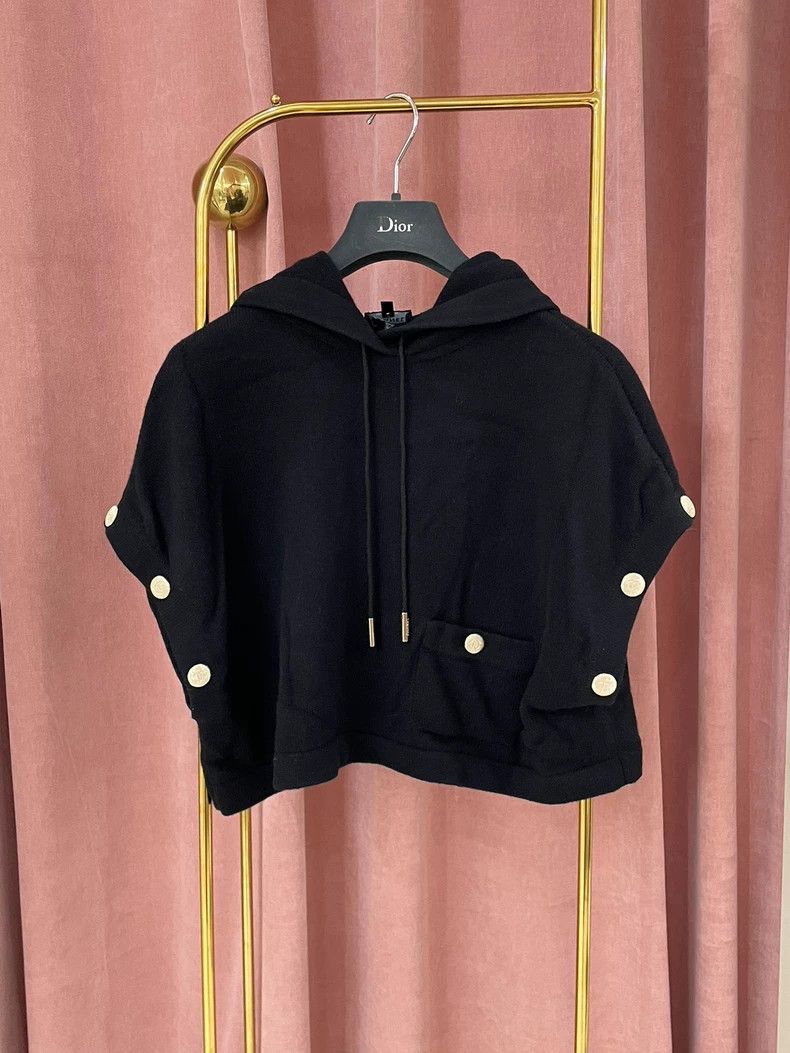 Chanel Chanel Black detachable hooded sweater Size XS / US 0-2 / IT 36-38 - 3 Thumbnail
